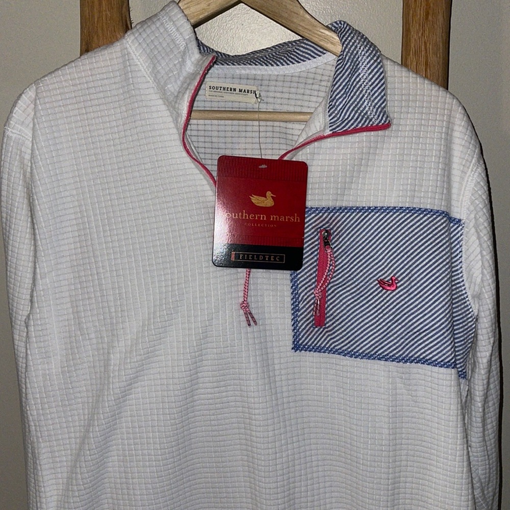 Southern Marsh White and Blue Jacket